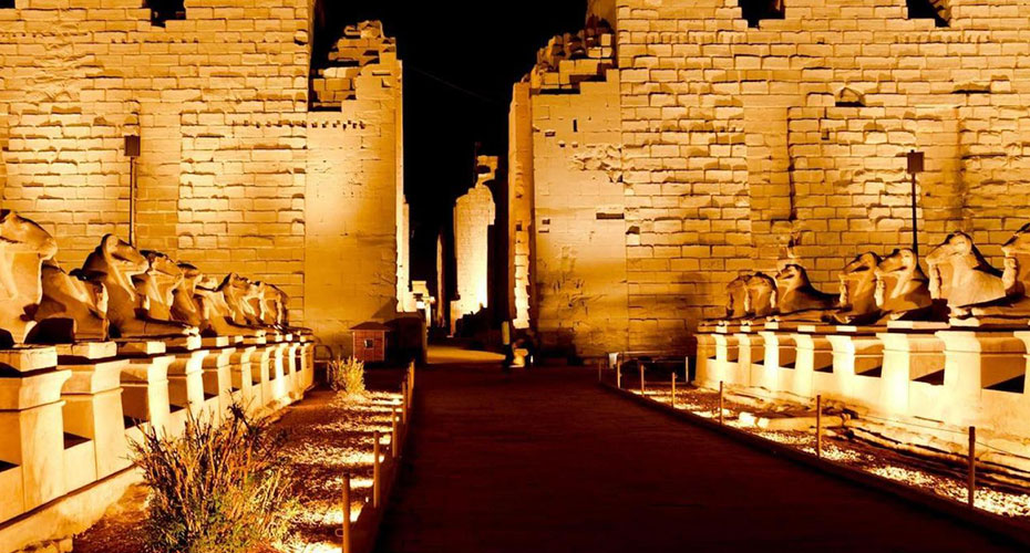 Sound and Light Show at Karnak Temple in Luxor